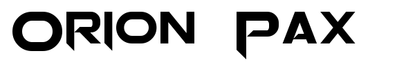 Orion Pax font preview